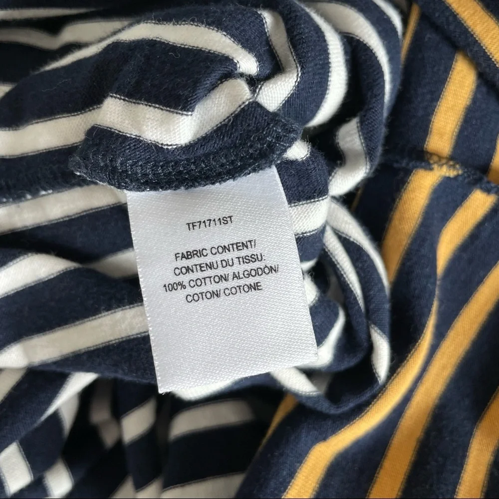 Derek Lam 10 Crosby Striped Color-block Tee